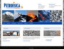 Tablet Screenshot of petrofisicaiberica.com